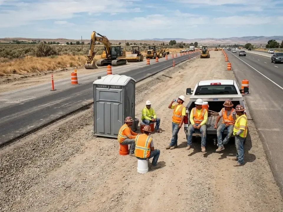 highway-road-construction-crew-007 — frequently asked questions, Porta Potty and Restroom Rentals in Southwest Ranches, FL